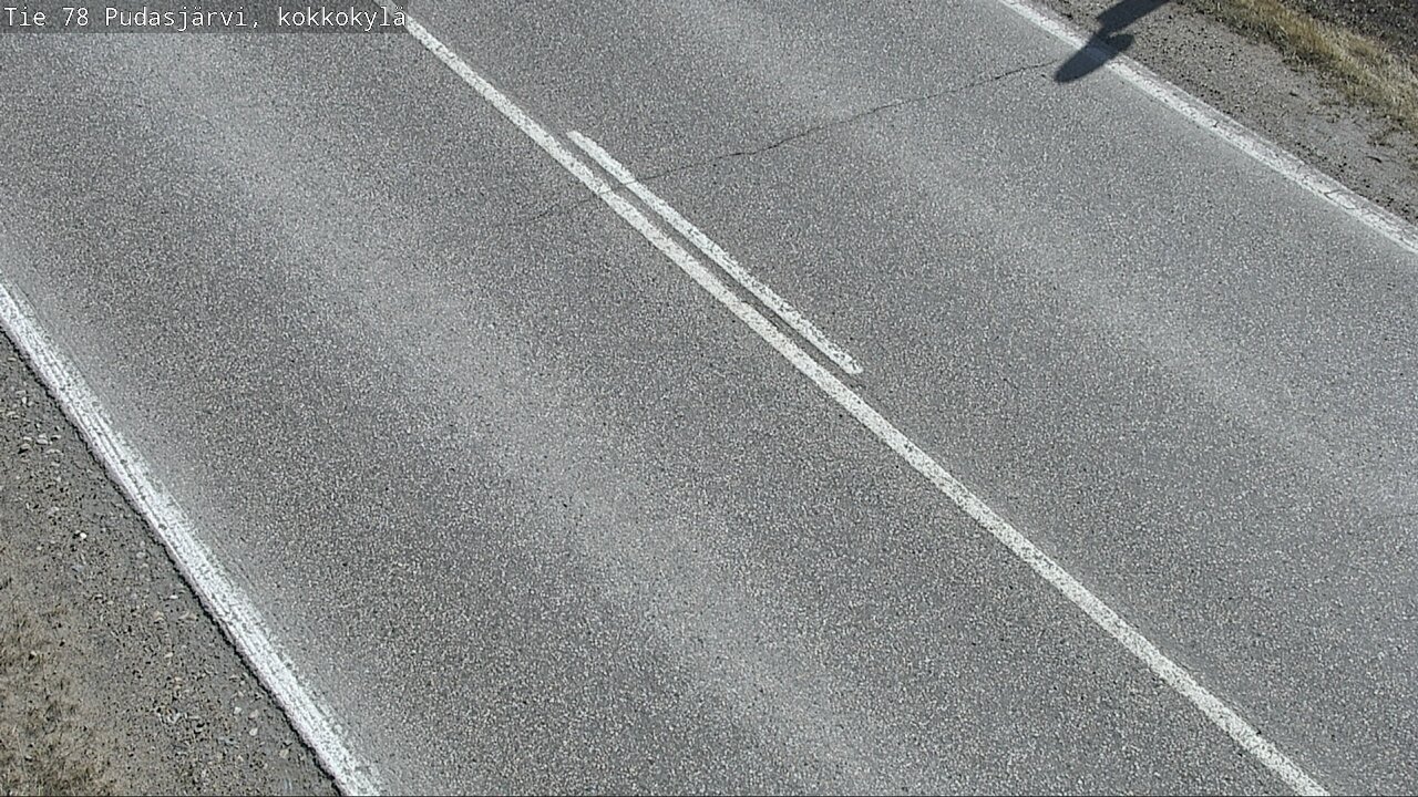 Weather Camera Image Road 78 Pudasjärvi, Kokkokylä, Pudasjärvi, Pohjois-Pohjanmaa