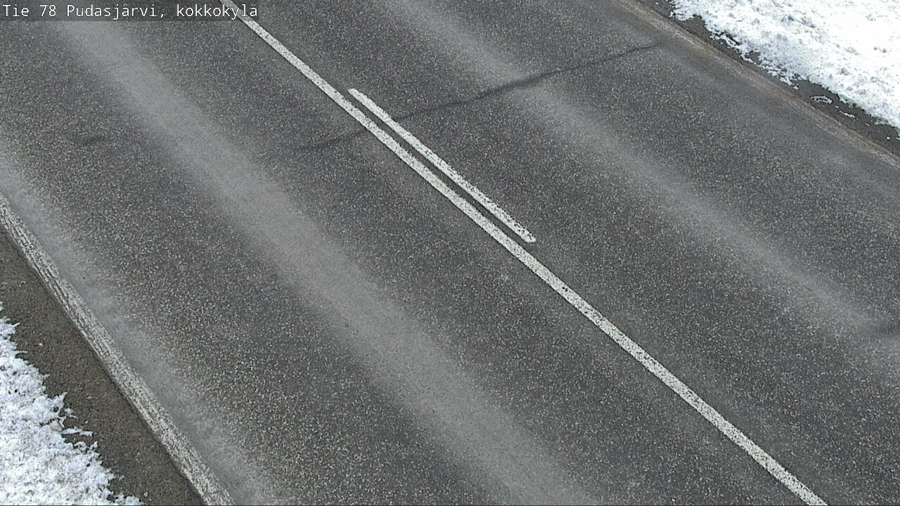 Weather Camera Image Väg 78 Pudasjärvi, Kokkokylä, Pudasjärvi, Pohjois-Pohjanmaa