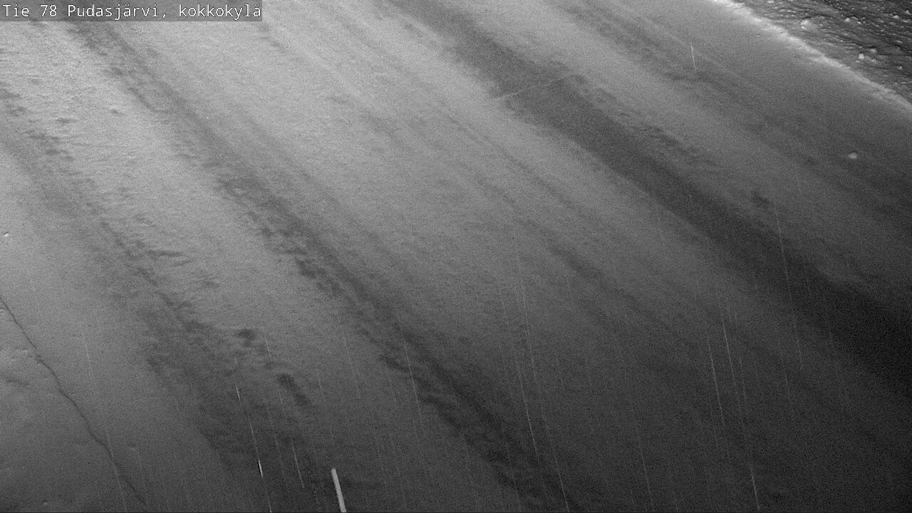 Weather Camera Image Road 78 Pudasjärvi, Kokkokylä, Pudasjärvi, Pohjois-Pohjanmaa