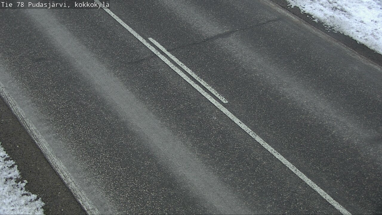 Weather Camera Image Road 78 Pudasjärvi, Kokkokylä, Pudasjärvi, Pohjois-Pohjanmaa