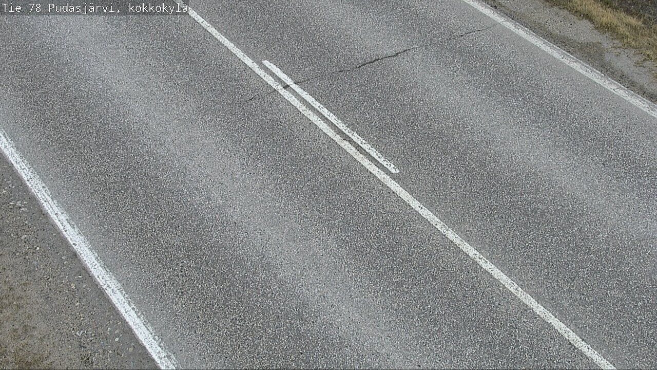 Weather Camera Image Road 78 Pudasjärvi, Kokkokylä, Pudasjärvi, Pohjois-Pohjanmaa