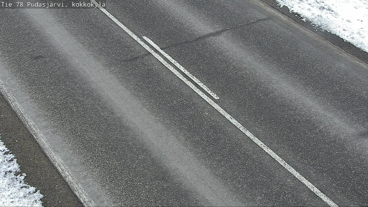Weather Camera Image Road 78 Pudasjärvi, Kokkokylä, Pudasjärvi, Pohjois-Pohjanmaa