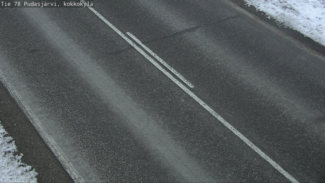 Weather Camera Image Road 78 Pudasjärvi, Kokkokylä, Pudasjärvi, Pohjois-Pohjanmaa