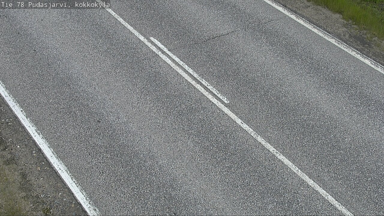 Weather Camera Image Väg 78 Pudasjärvi, Kokkokylä, Pudasjärvi, Pohjois-Pohjanmaa