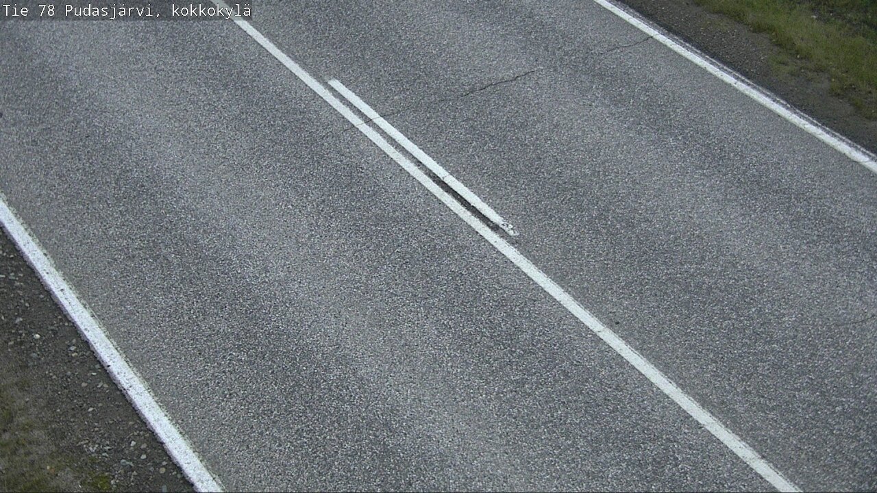Weather Camera Image Road 78 Pudasjärvi, Kokkokylä, Pudasjärvi, Pohjois-Pohjanmaa