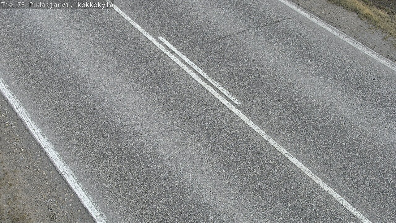 Weather Camera Image Road 78 Pudasjärvi, Kokkokylä, Pudasjärvi, Pohjois-Pohjanmaa