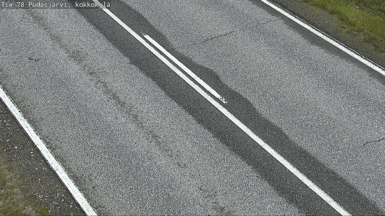 Weather Camera Image Road 78 Pudasjärvi, Kokkokylä, Pudasjärvi, Pohjois-Pohjanmaa