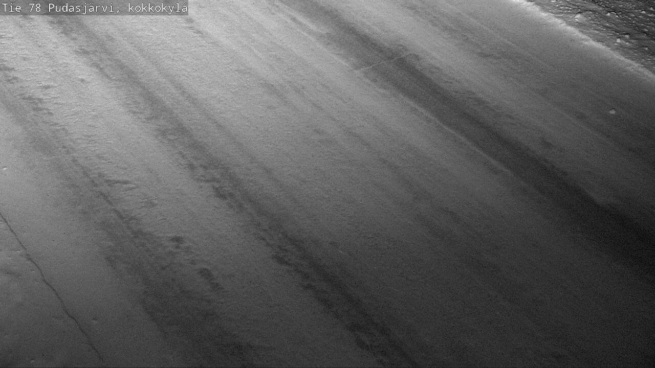 Weather Camera Image Road 78 Pudasjärvi, Kokkokylä, Pudasjärvi, Pohjois-Pohjanmaa