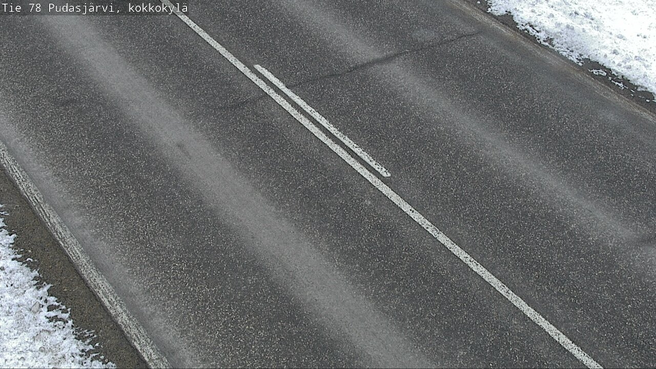 Weather Camera Image Väg 78 Pudasjärvi, Kokkokylä, Pudasjärvi, Pohjois-Pohjanmaa