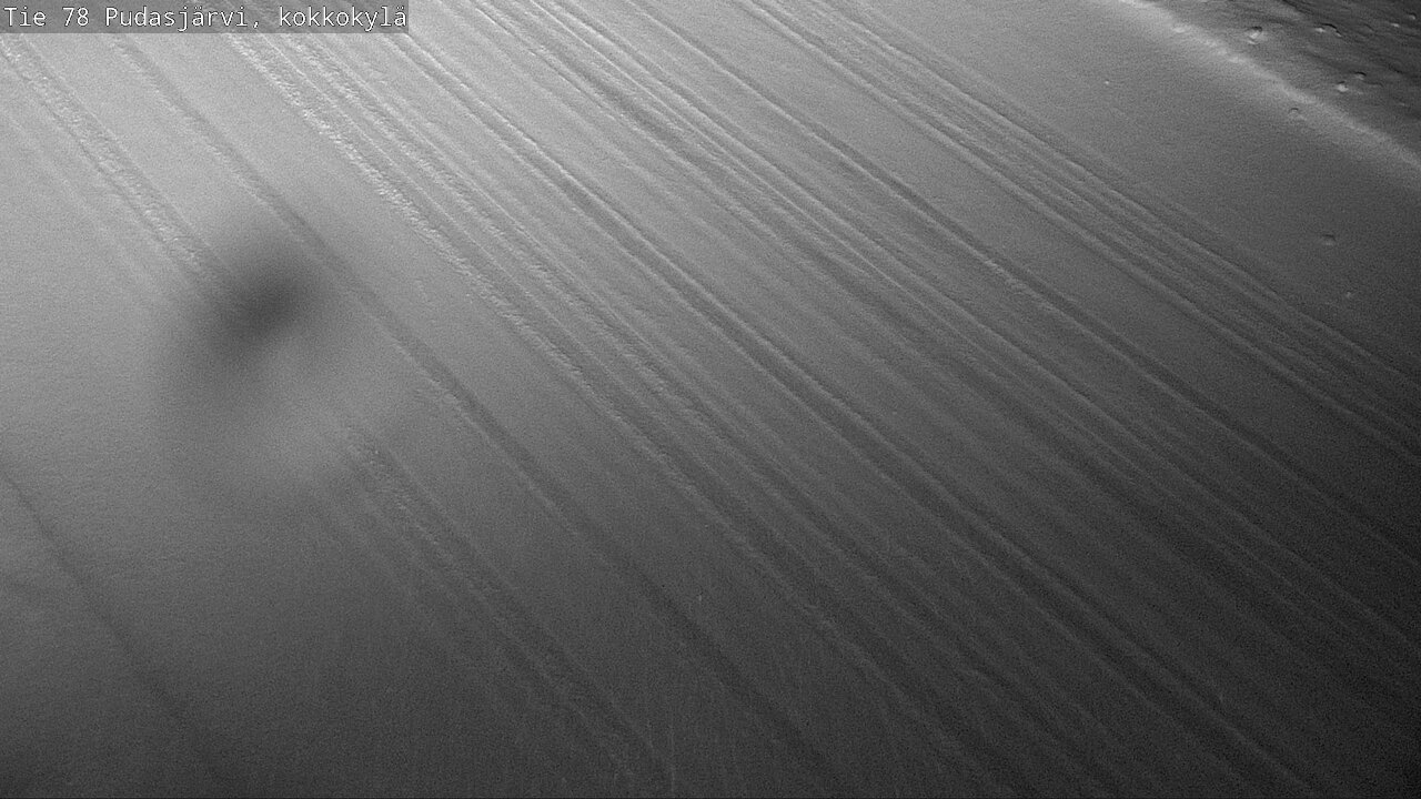 Weather Camera Image Road 78 Pudasjärvi, Kokkokylä, Pudasjärvi, Pohjois-Pohjanmaa