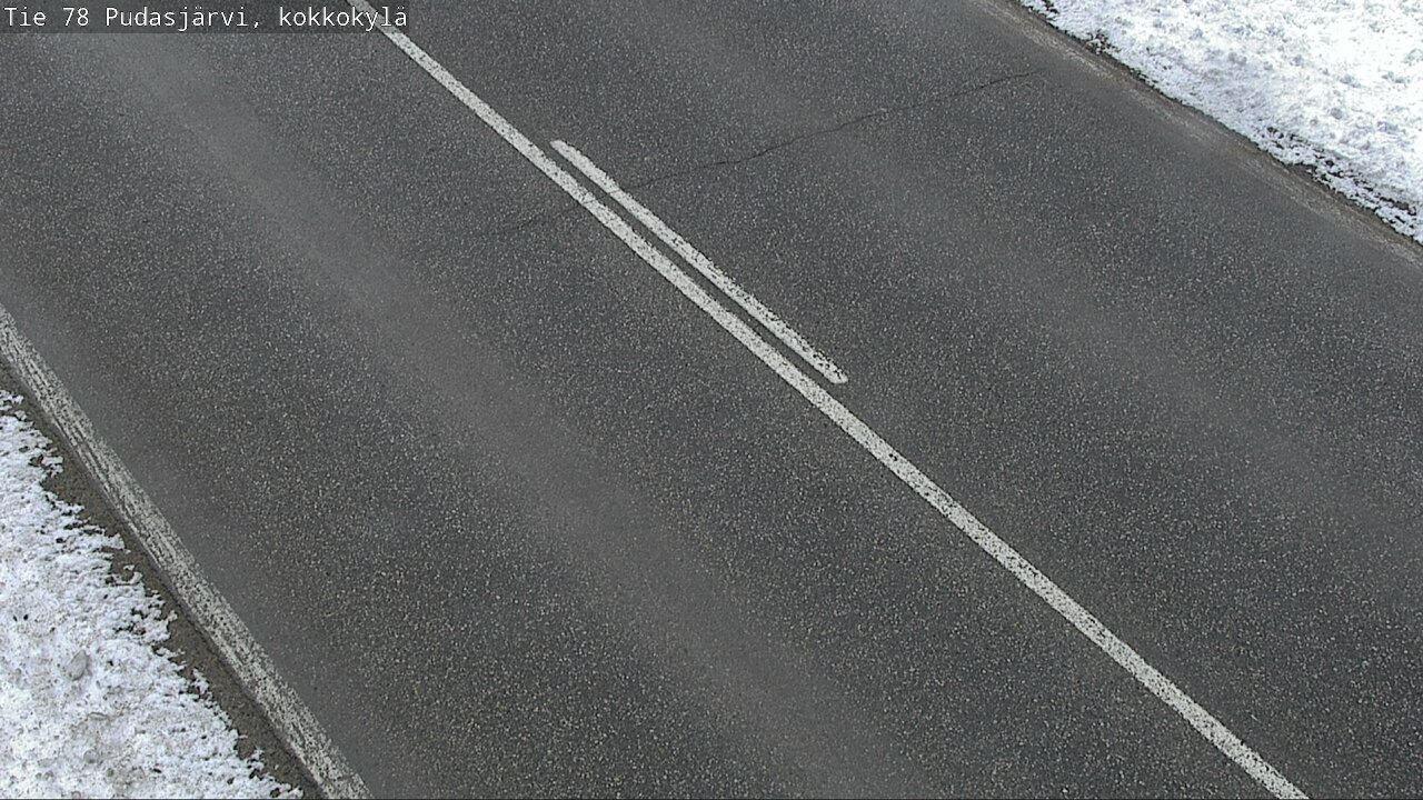 Weather Camera Image Väg 78 Pudasjärvi, Kokkokylä, Pudasjärvi, Pohjois-Pohjanmaa