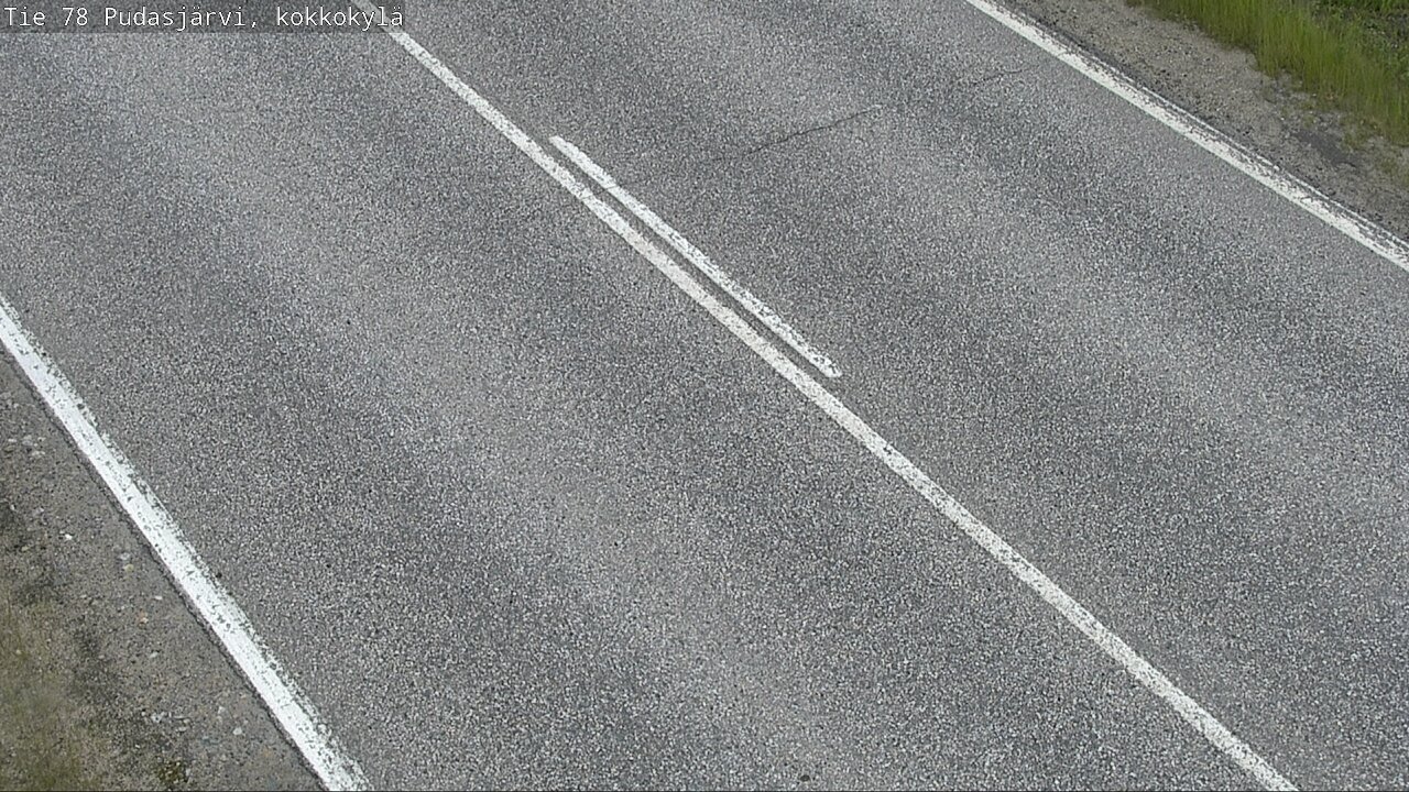 Weather Camera Image Road 78 Pudasjärvi, Kokkokylä, Pudasjärvi, Pohjois-Pohjanmaa