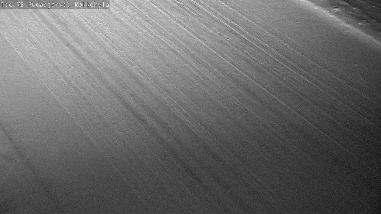 Weather Camera Image Road 78 Pudasjärvi, Kokkokylä, Pudasjärvi, Pohjois-Pohjanmaa