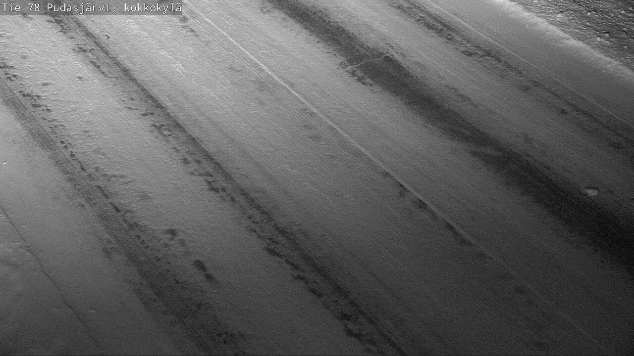 Weather Camera Image Road 78 Pudasjärvi, Kokkokylä, Pudasjärvi, Pohjois-Pohjanmaa
