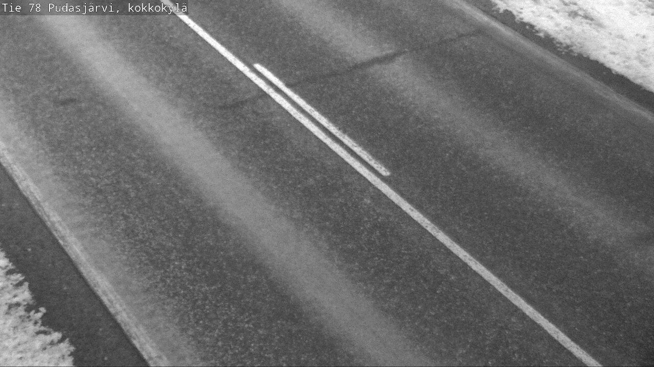 Weather Camera Image Road 78 Pudasjärvi, Kokkokylä, Pudasjärvi, Pohjois-Pohjanmaa