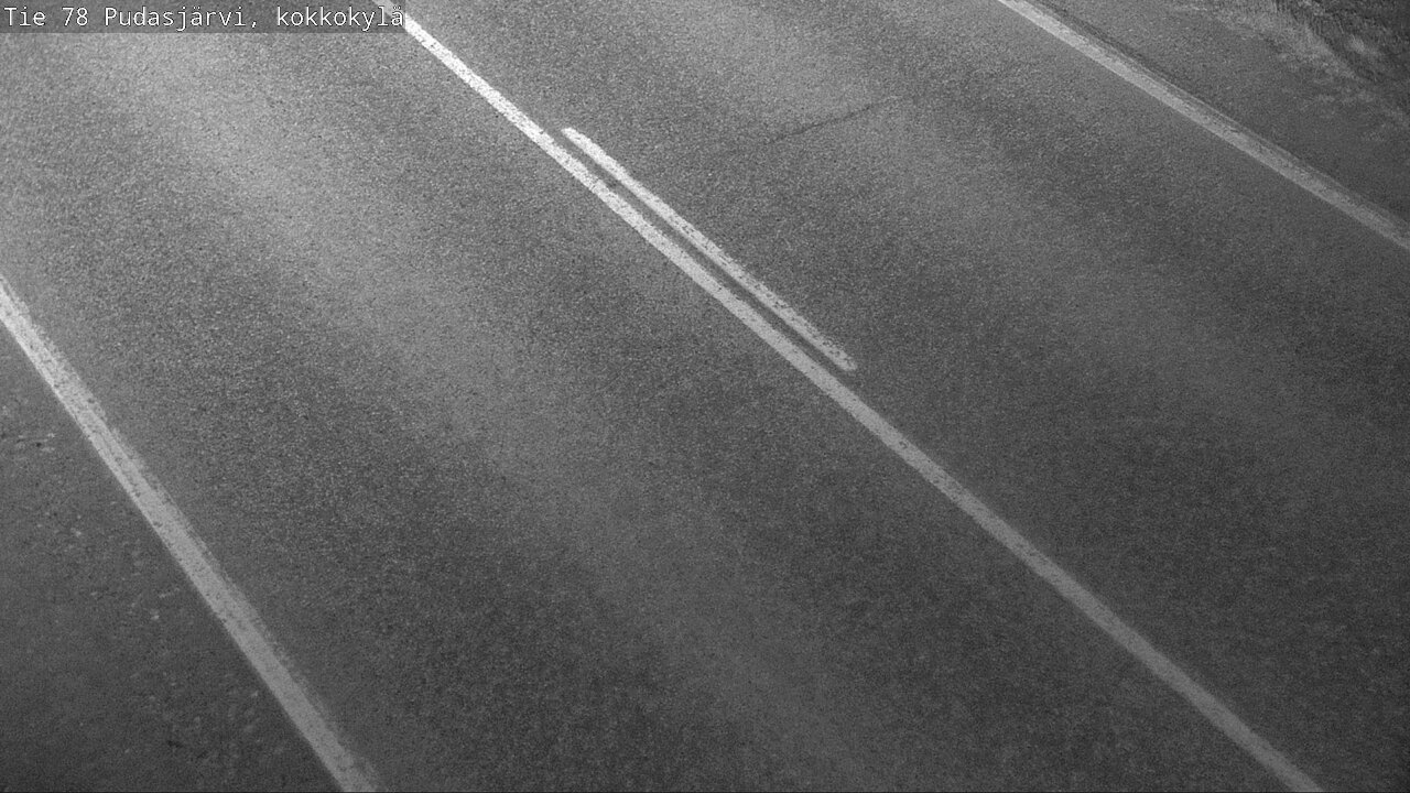 Weather Camera Image Road 78 Pudasjärvi, Kokkokylä, Pudasjärvi, Pohjois-Pohjanmaa