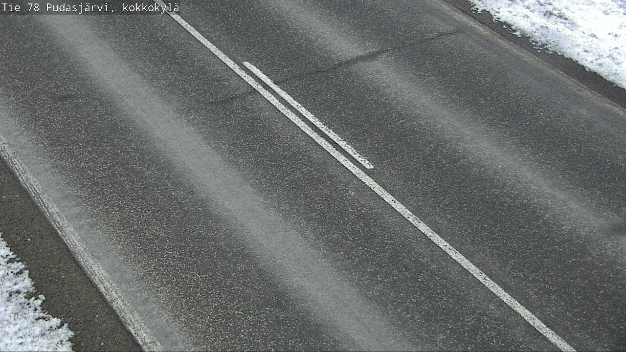 Weather Camera Image Road 78 Pudasjärvi, Kokkokylä, Pudasjärvi, Pohjois-Pohjanmaa