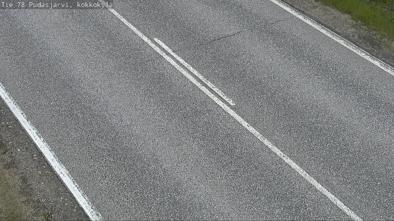 Weather Camera Image Road 78 Pudasjärvi, Kokkokylä, Pudasjärvi, Pohjois-Pohjanmaa