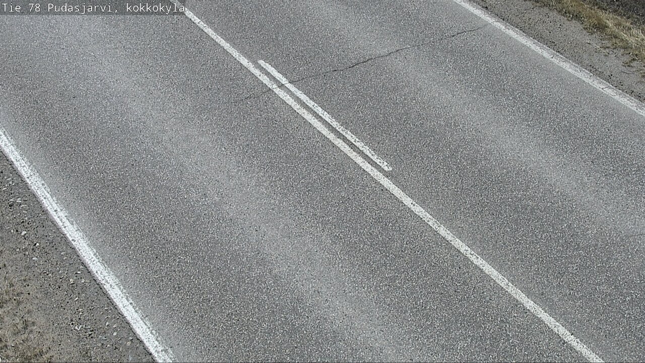 Weather Camera Image Road 78 Pudasjärvi, Kokkokylä, Pudasjärvi, Pohjois-Pohjanmaa