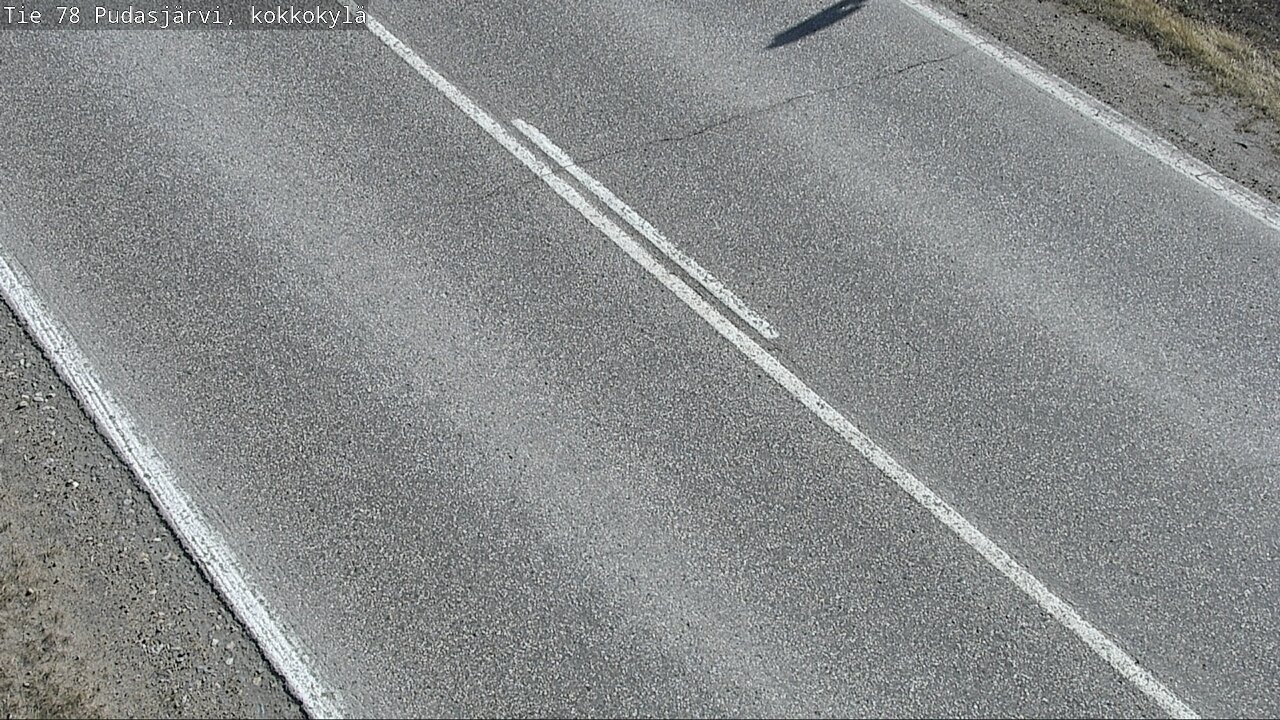 Weather Camera Image Road 78 Pudasjärvi, Kokkokylä, Pudasjärvi, Pohjois-Pohjanmaa