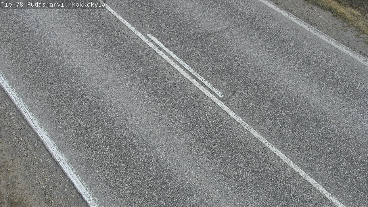 Weather Camera Image Road 78 Pudasjärvi, Kokkokylä, Pudasjärvi, Pohjois-Pohjanmaa