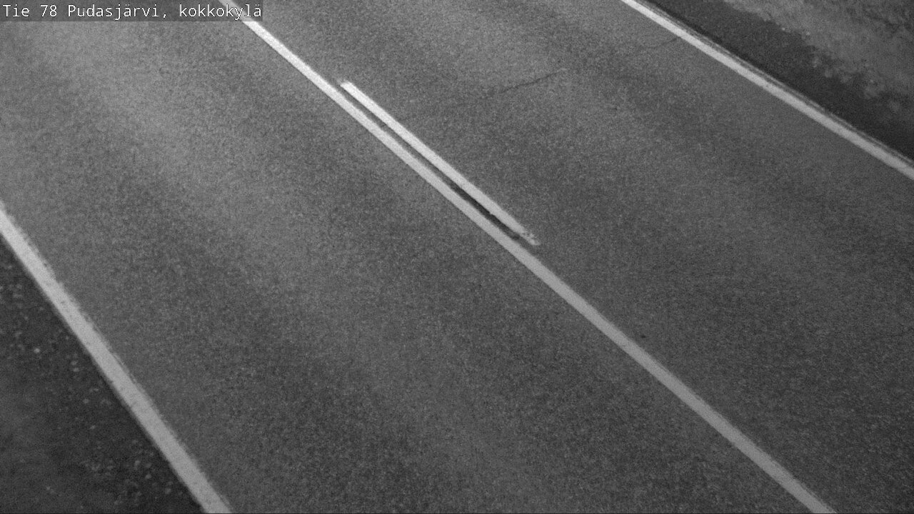 Weather Camera Image Road 78 Pudasjärvi, Kokkokylä, Pudasjärvi, Pohjois-Pohjanmaa
