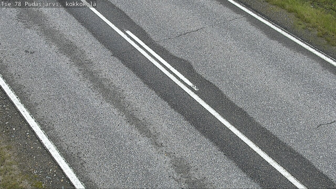 Weather Camera Image Road 78 Pudasjärvi, Kokkokylä, Pudasjärvi, Pohjois-Pohjanmaa