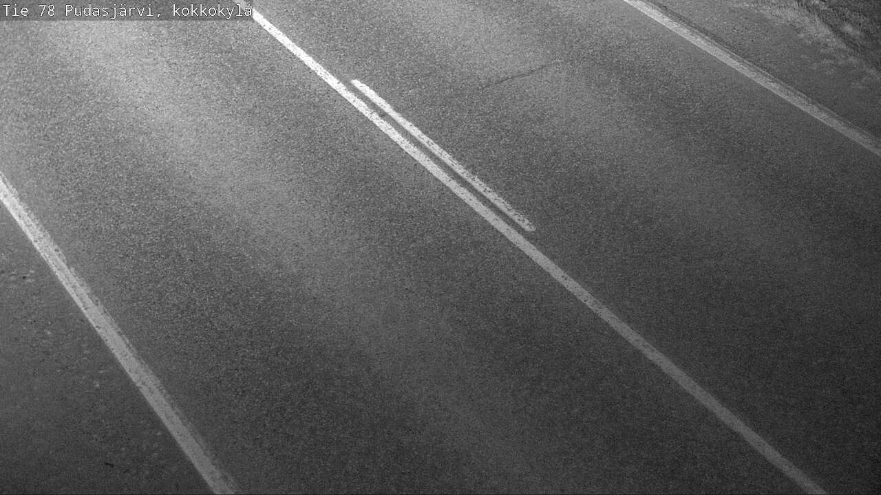 Weather Camera Image Road 78 Pudasjärvi, Kokkokylä, Pudasjärvi, Pohjois-Pohjanmaa