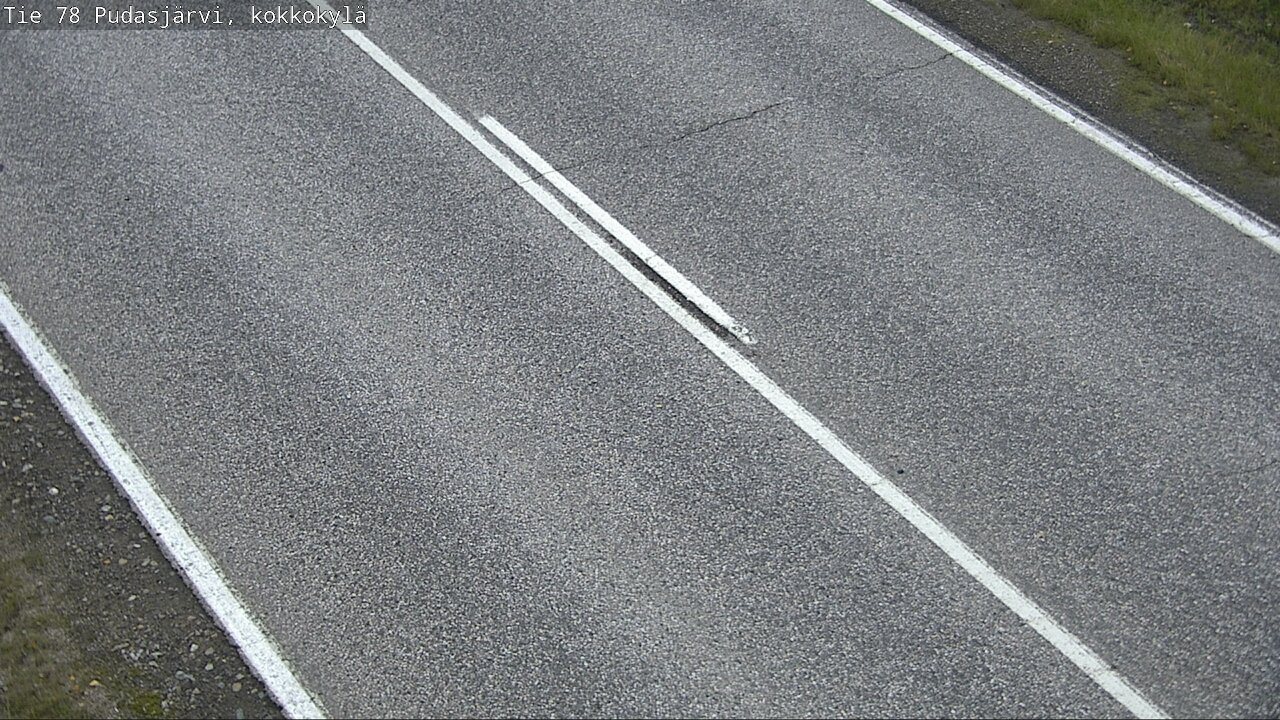 Weather Camera Image Road 78 Pudasjärvi, Kokkokylä, Pudasjärvi, Pohjois-Pohjanmaa