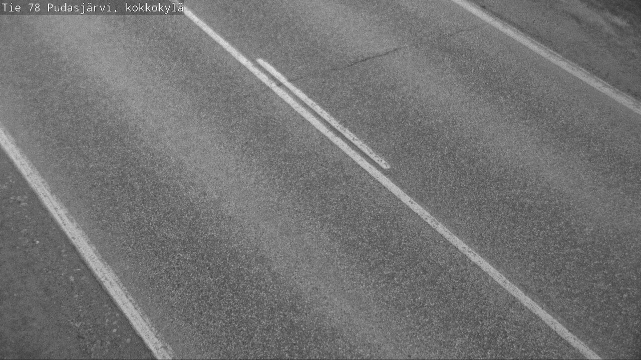 Weather Camera Image Road 78 Pudasjärvi, Kokkokylä, Pudasjärvi, Pohjois-Pohjanmaa