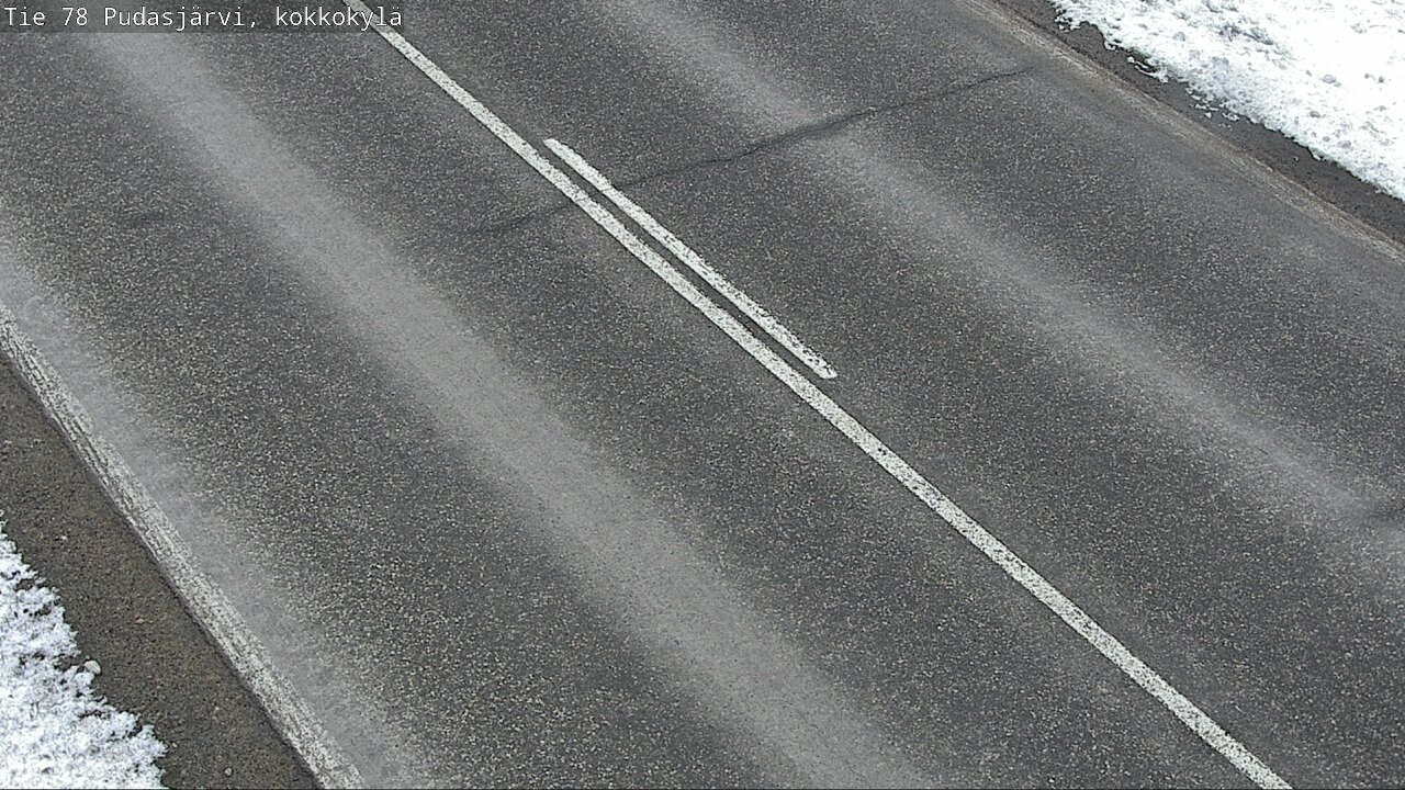 Weather Camera Image Road 78 Pudasjärvi, Kokkokylä, Pudasjärvi, Pohjois-Pohjanmaa