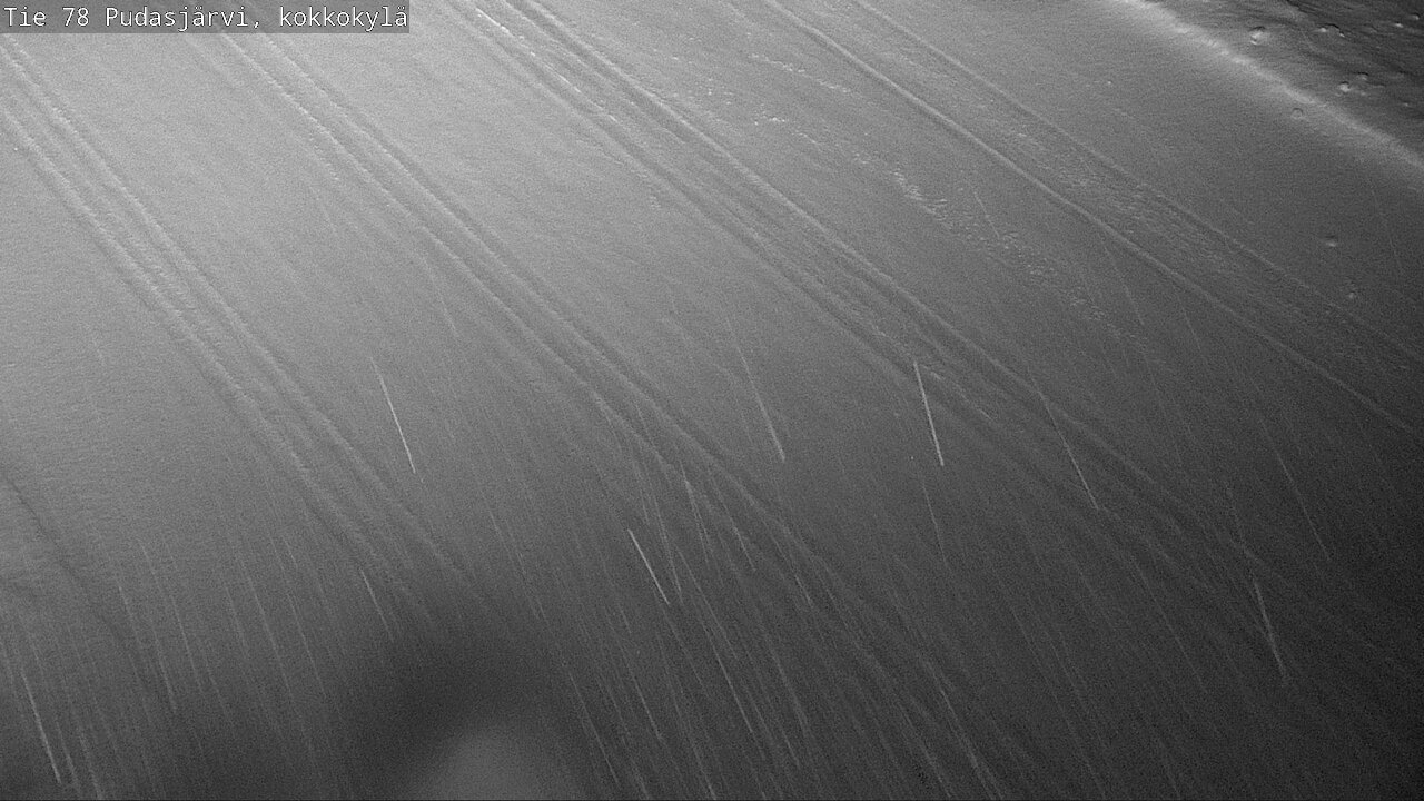 Weather Camera Image Road 78 Pudasjärvi, Kokkokylä, Pudasjärvi, Pohjois-Pohjanmaa