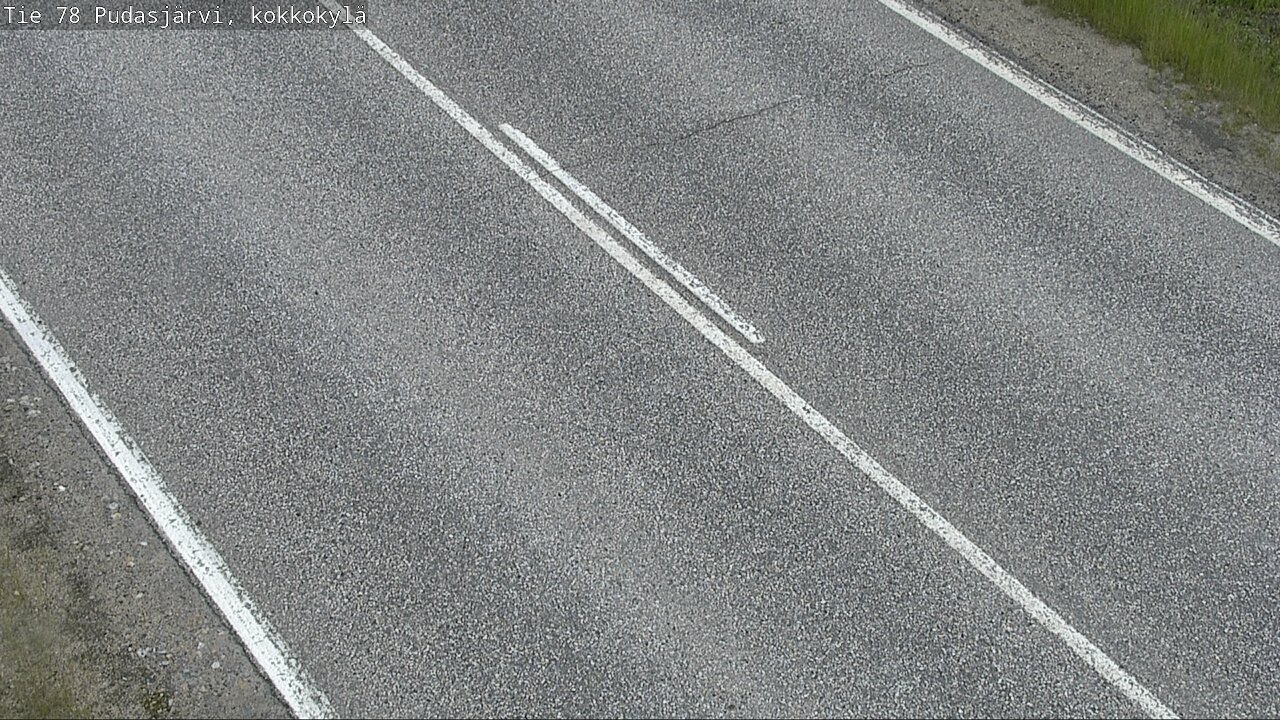 Weather Camera Image Road 78 Pudasjärvi, Kokkokylä, Pudasjärvi, Pohjois-Pohjanmaa