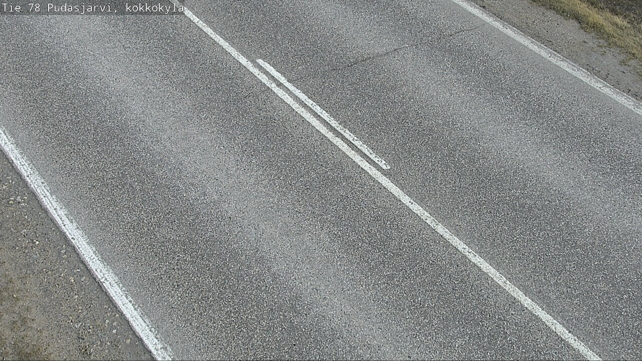 Weather Camera Image Road 78 Pudasjärvi, Kokkokylä, Pudasjärvi, Pohjois-Pohjanmaa