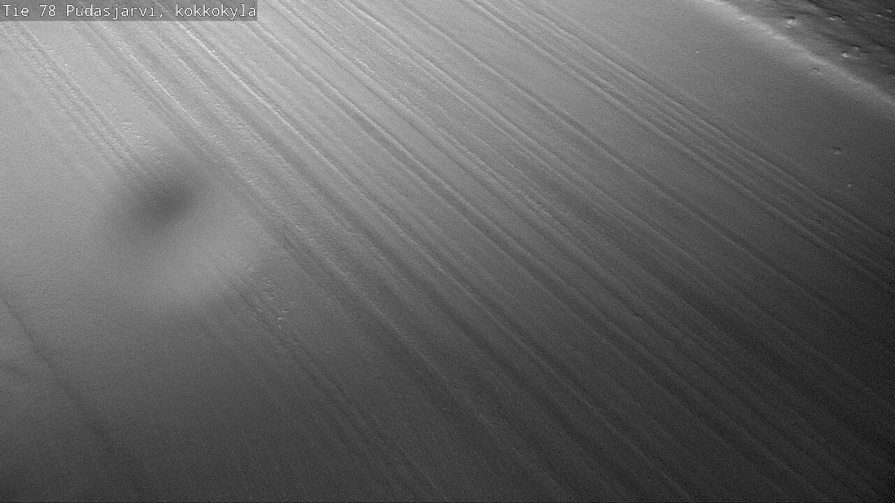 Weather Camera Image Road 78 Pudasjärvi, Kokkokylä, Pudasjärvi, Pohjois-Pohjanmaa