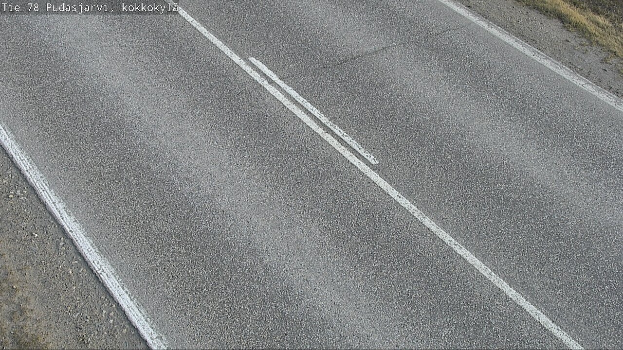 Weather Camera Image Road 78 Pudasjärvi, Kokkokylä, Pudasjärvi, Pohjois-Pohjanmaa