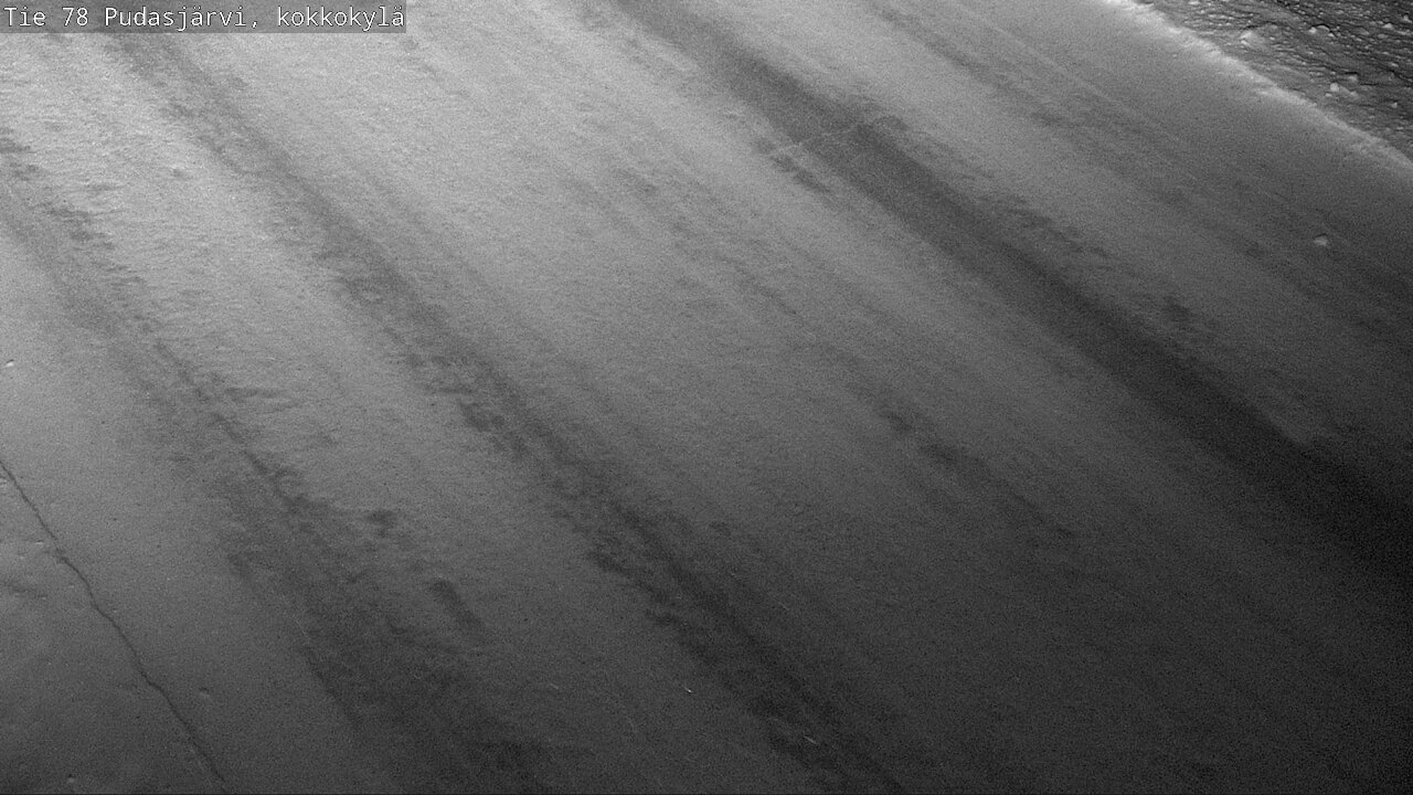 Weather Camera Image Road 78 Pudasjärvi, Kokkokylä, Pudasjärvi, Pohjois-Pohjanmaa