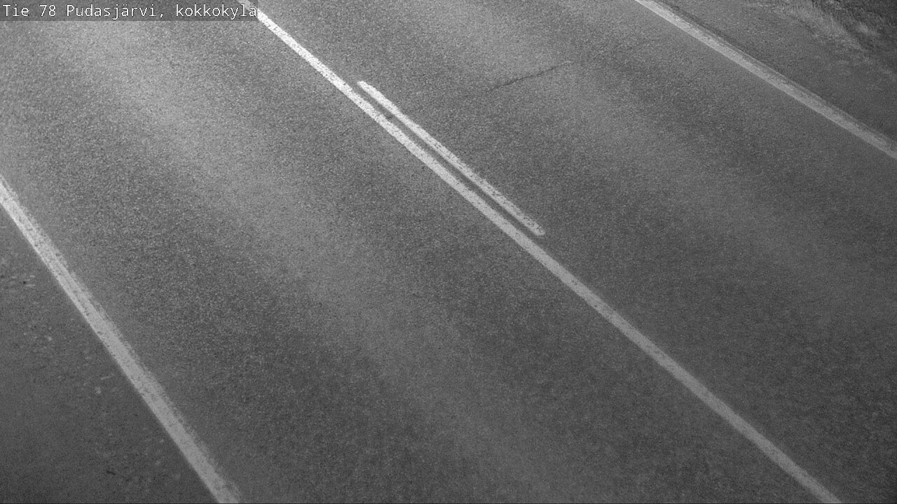 Weather Camera Image Road 78 Pudasjärvi, Kokkokylä, Pudasjärvi, Pohjois-Pohjanmaa