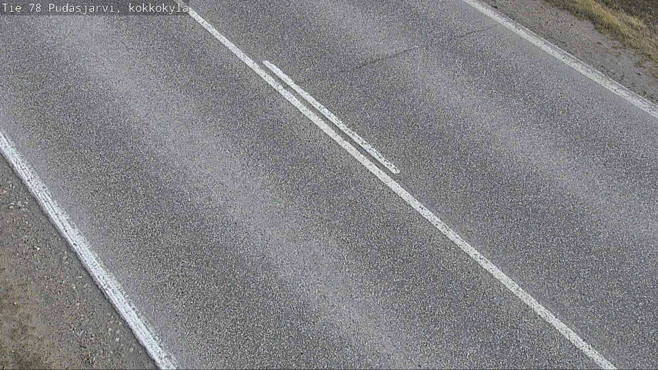 Weather Camera Image Road 78 Pudasjärvi, Kokkokylä, Pudasjärvi, Pohjois-Pohjanmaa