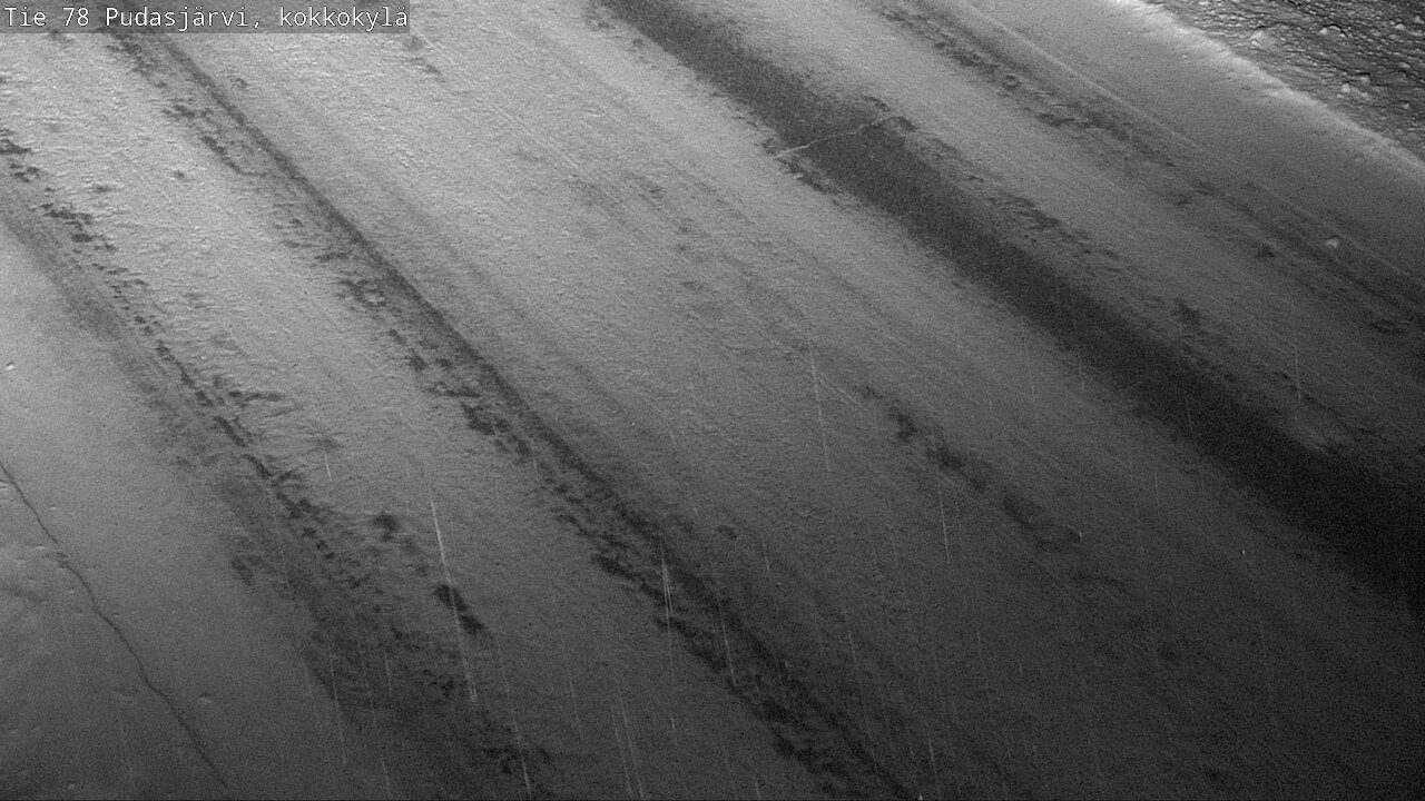 Weather Camera Image Road 78 Pudasjärvi, Kokkokylä, Pudasjärvi, Pohjois-Pohjanmaa