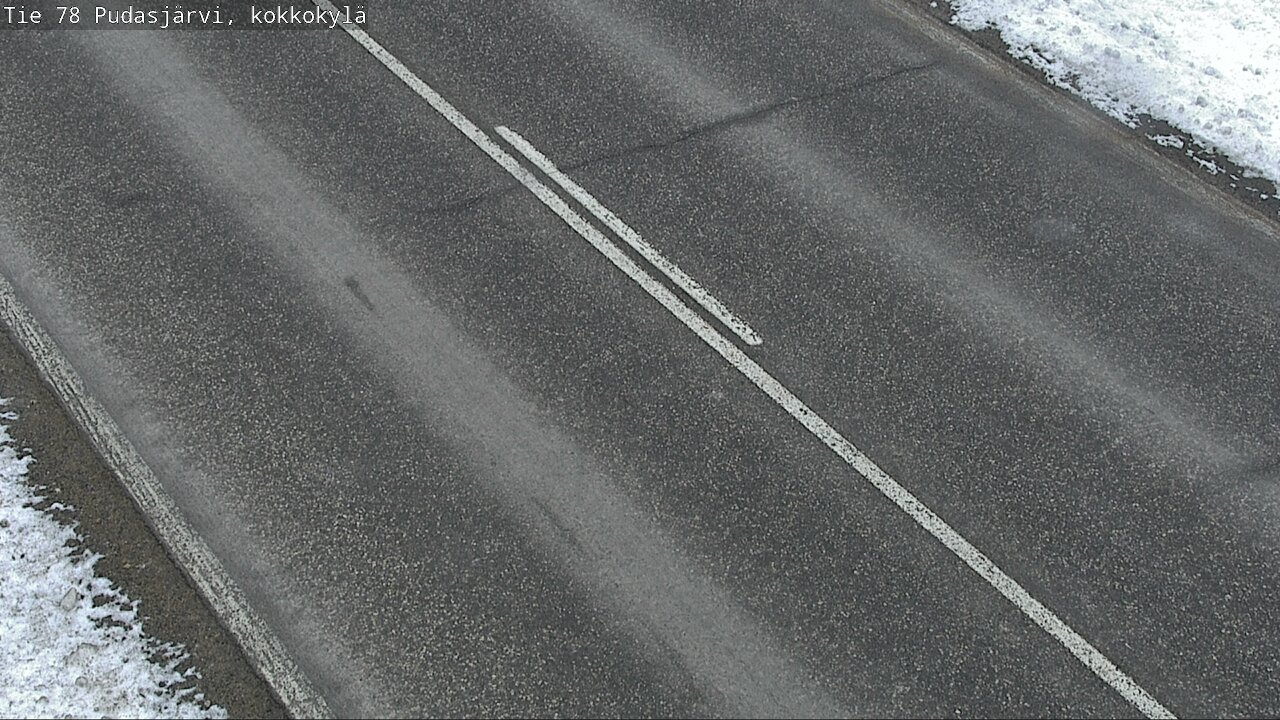 Weather Camera Image Väg 78 Pudasjärvi, Kokkokylä, Pudasjärvi, Pohjois-Pohjanmaa