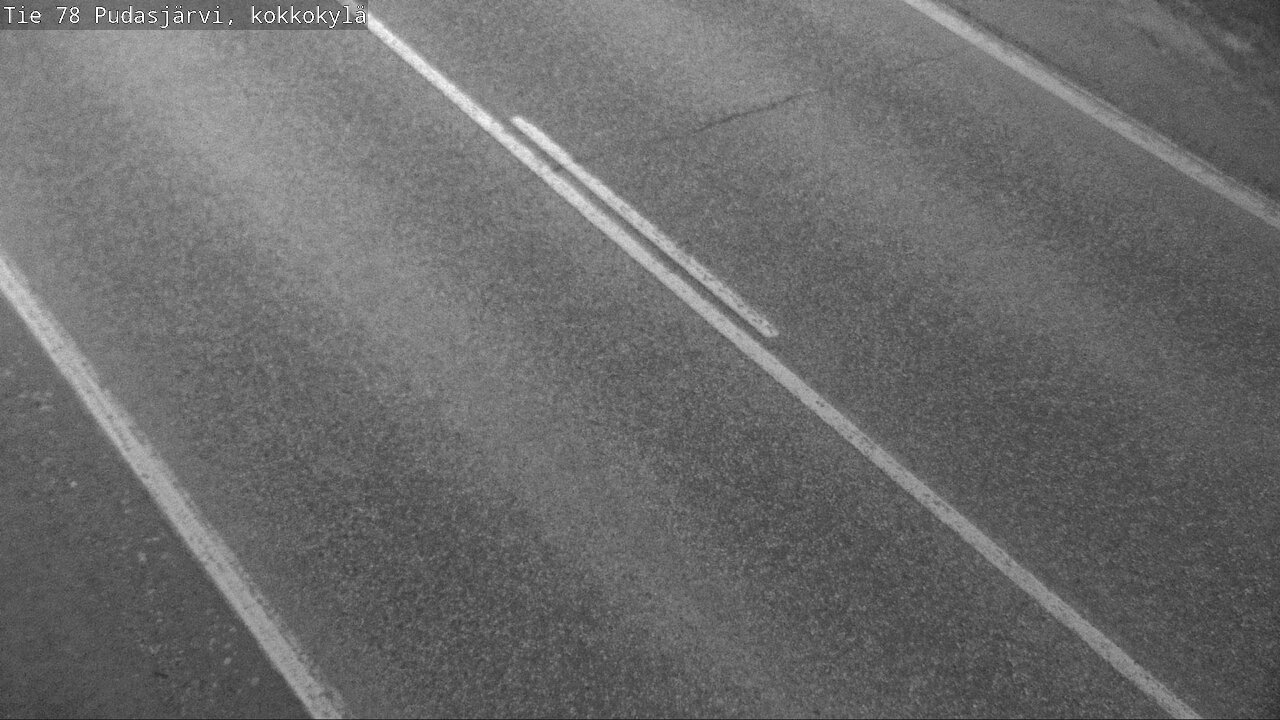 Weather Camera Image Road 78 Pudasjärvi, Kokkokylä, Pudasjärvi, Pohjois-Pohjanmaa