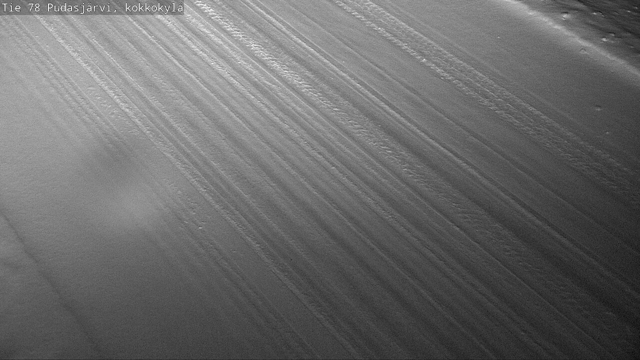 Weather Camera Image Road 78 Pudasjärvi, Kokkokylä, Pudasjärvi, Pohjois-Pohjanmaa