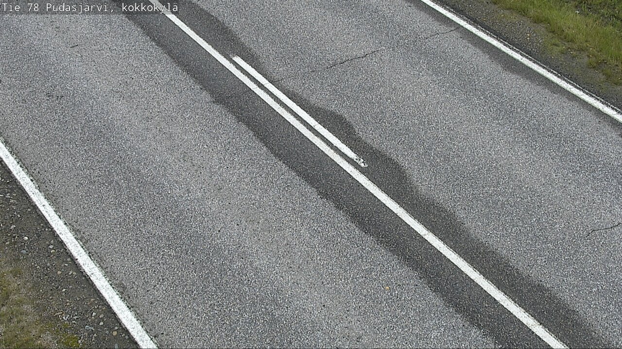 Weather Camera Image Road 78 Pudasjärvi, Kokkokylä, Pudasjärvi, Pohjois-Pohjanmaa