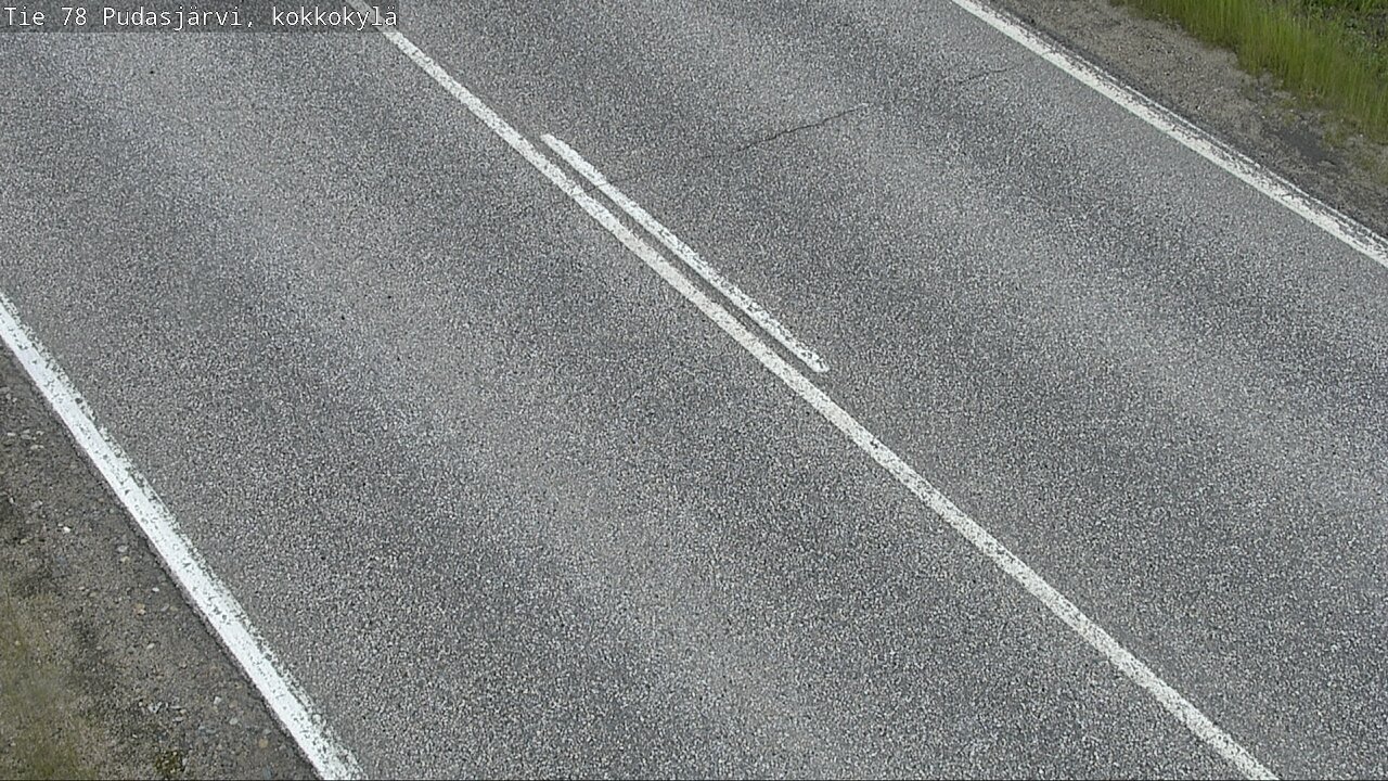 Weather Camera Image Väg 78 Pudasjärvi, Kokkokylä, Pudasjärvi, Pohjois-Pohjanmaa