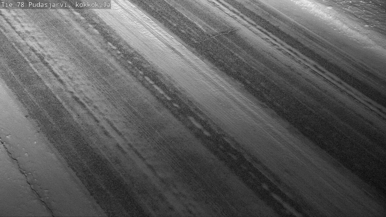 Weather Camera Image Road 78 Pudasjärvi, Kokkokylä, Pudasjärvi, Pohjois-Pohjanmaa