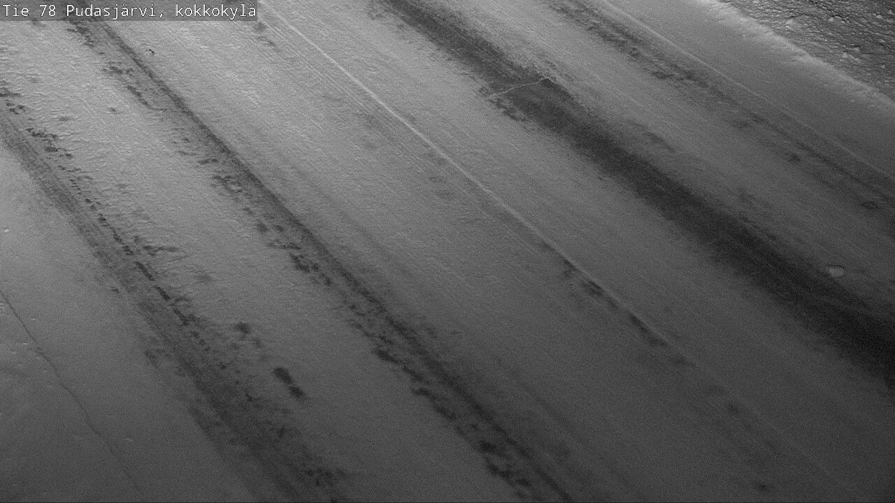 Weather Camera Image Road 78 Pudasjärvi, Kokkokylä, Pudasjärvi, Pohjois-Pohjanmaa