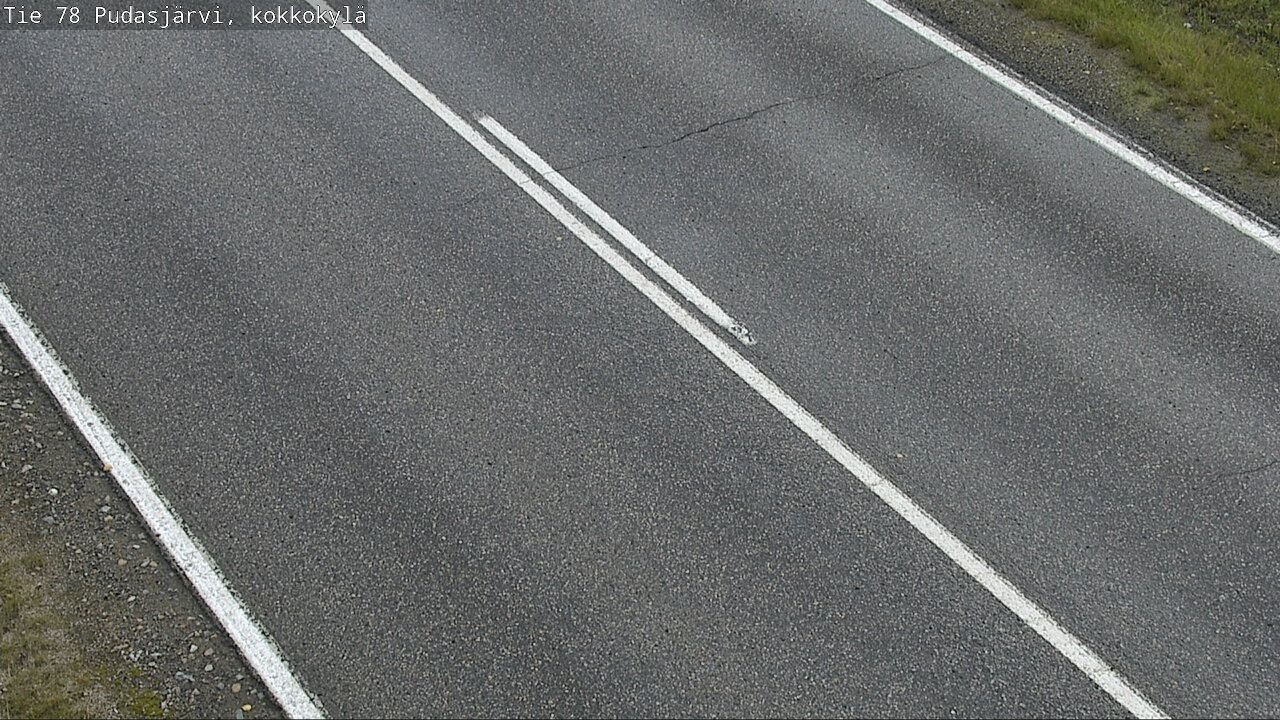 Weather Camera Image Road 78 Pudasjärvi, Kokkokylä, Pudasjärvi, Pohjois-Pohjanmaa