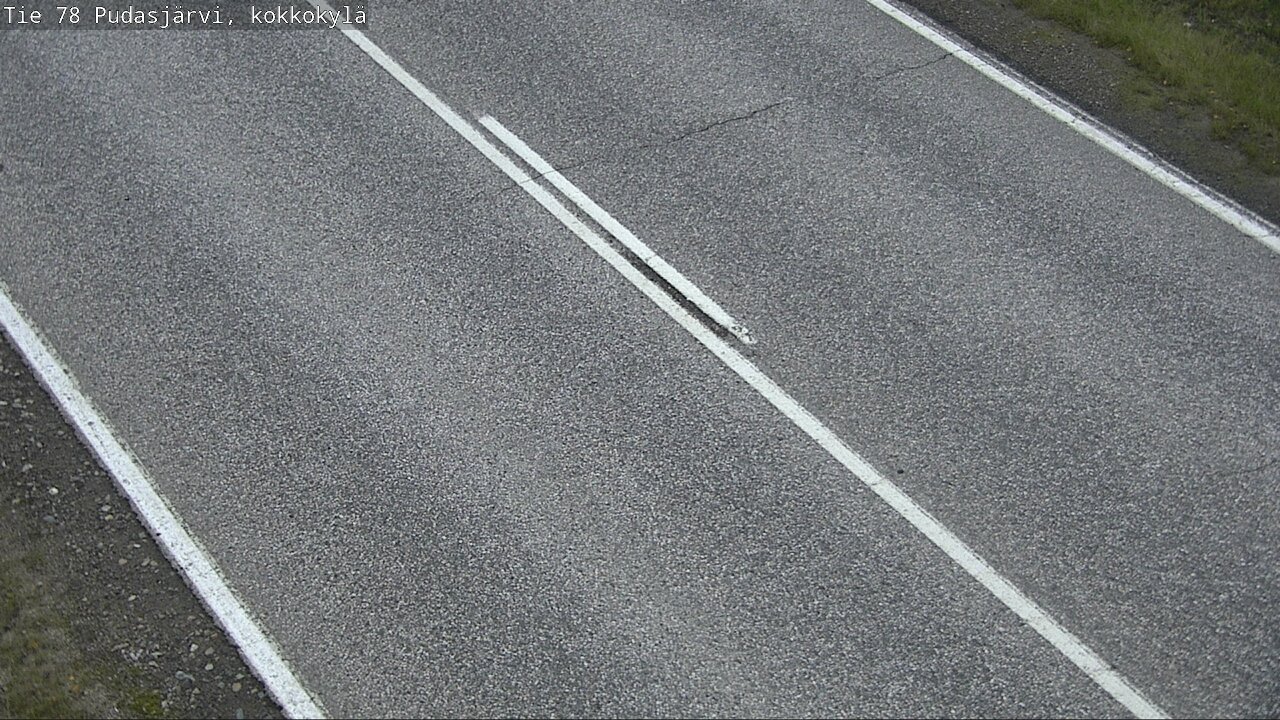 Weather Camera Image Road 78 Pudasjärvi, Kokkokylä, Pudasjärvi, Pohjois-Pohjanmaa