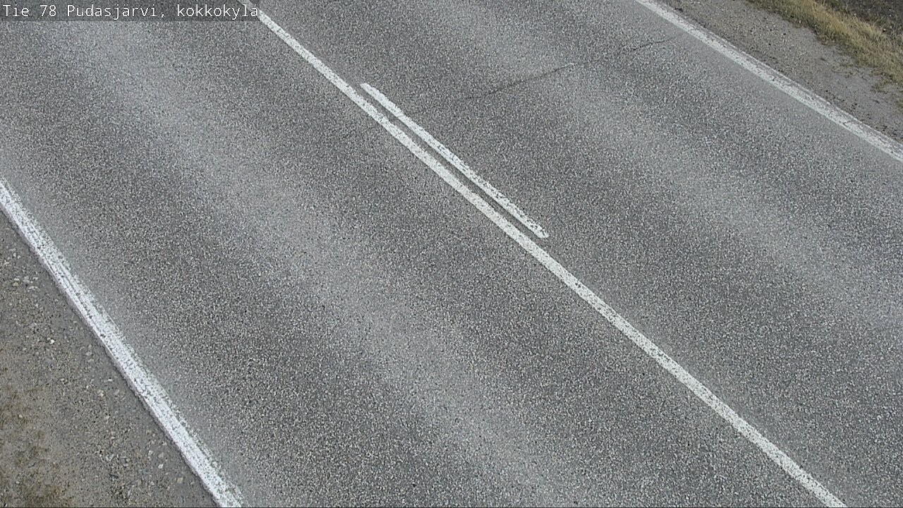 Weather Camera Image Road 78 Pudasjärvi, Kokkokylä, Pudasjärvi, Pohjois-Pohjanmaa